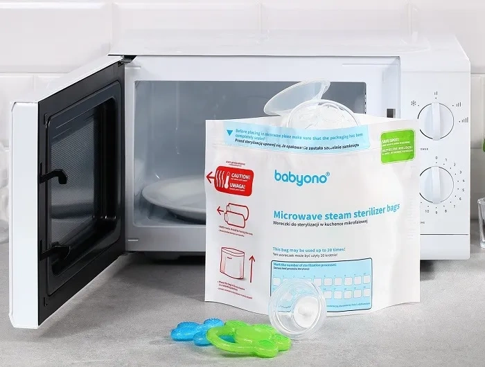 BABYONO - woreczki do sterylizacji w kuchence mikrofalowej | 5 szt.