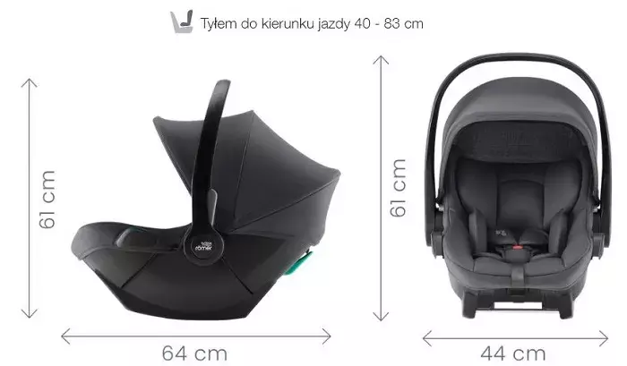 fotelik dla niemowląt 0-13 kg baby safe core