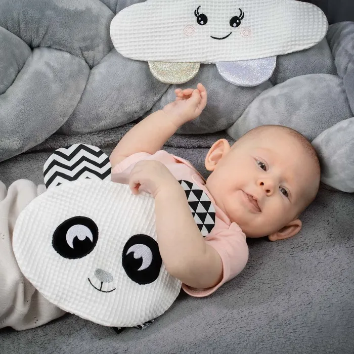 BABYONO Blink&Smile - przytulanka szeleścik | Happy Panda