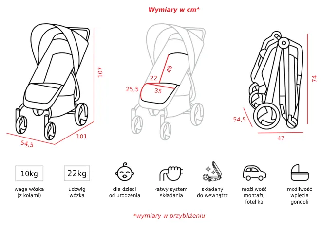 valco baby wózek spacerowy pozycja leżąca trend4 sport