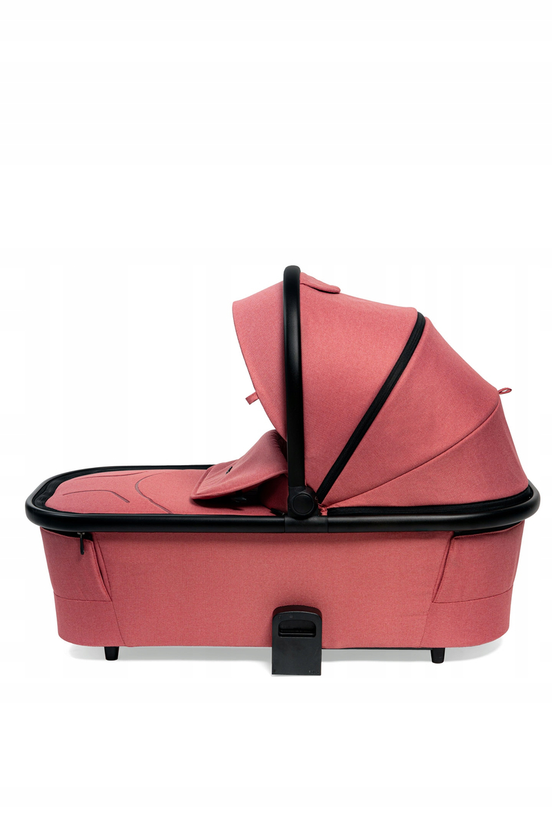  muuvo slick 2.0, wózek dziecięcy, od urodzenia niemowlę  kompaktowa gondola, pure pink