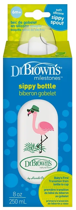 DR BROWN'S - wąska butelka standard 250 ml z ustnikiem | 6 m+