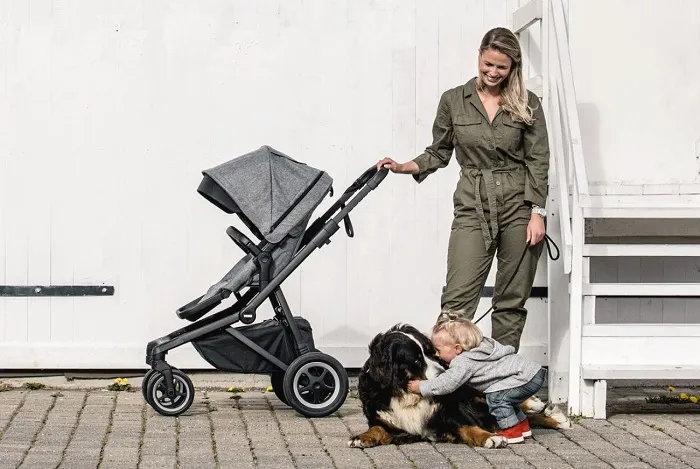 thule sleek wygodny wózek dla rodzeństwa 2w1