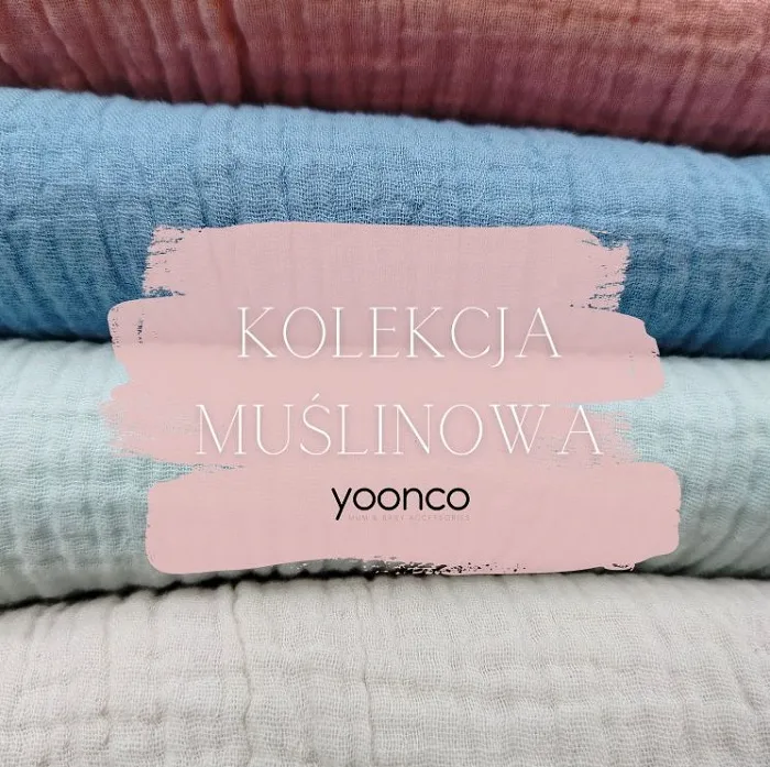 muslin collection yoonco kołderka poduszka komplet do łóżeczka