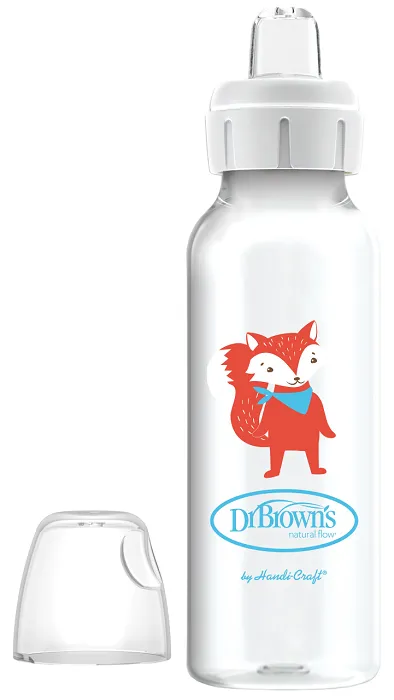 DR BROWN'S - wąska butelka standard 250 ml z ustnikiem | 6 m+