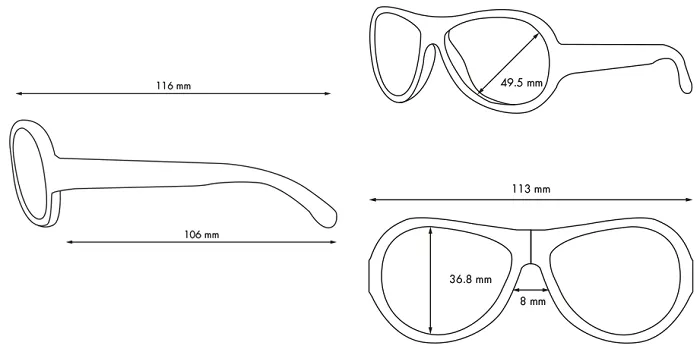 SHADEZ Classic - okulary przeciwsłoneczne dziecięce 3-7 lat