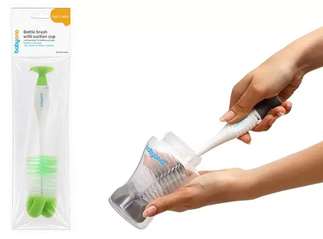 baby ono szczotka samostojąca z mini-szczoteczką do smoczków