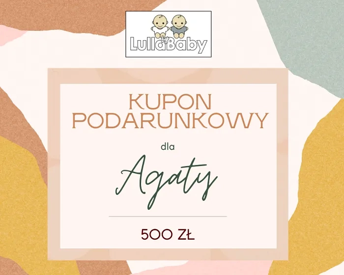 karta upominkowa bon upominkowy kupon kod na lullabybaby.pl