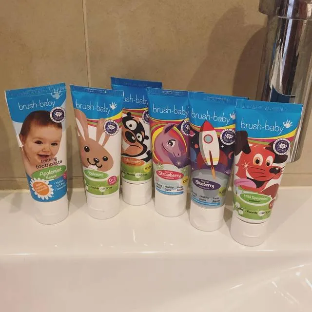pasta do zębów dla dzieci i niemowląt brush-baby
