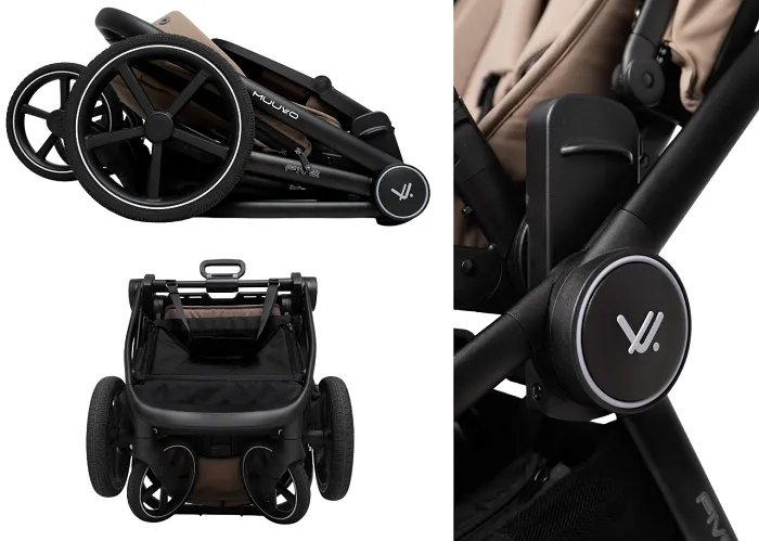 łatwe składanie jedną ręką w wózku muuvo five