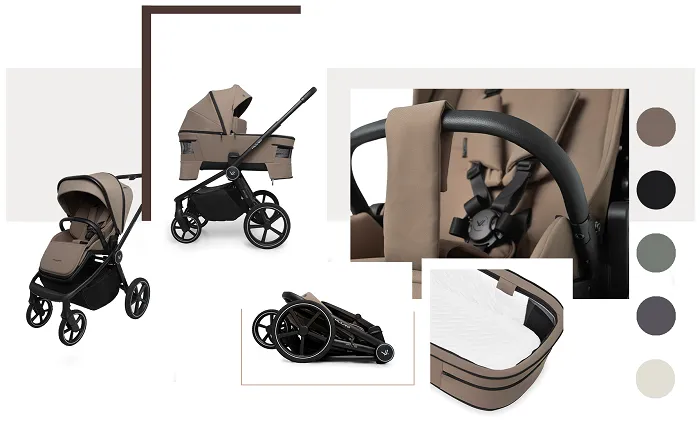 nowy wózek muuvo five wielofunkcyjny 2w1