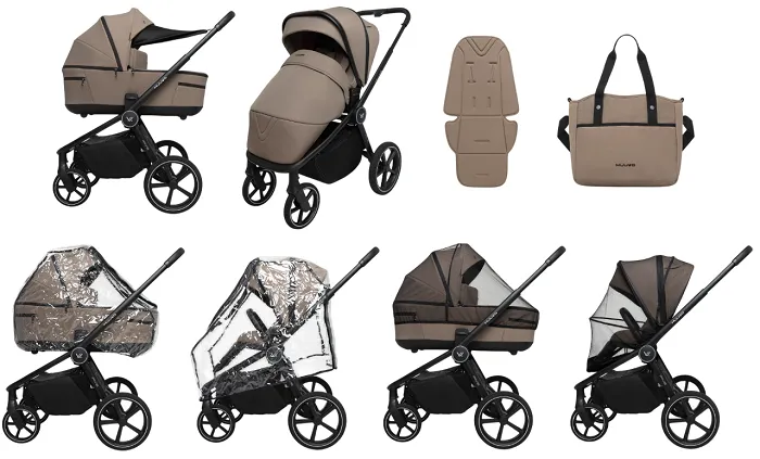 akcesoria w zestawie wózek 2w1 muuvo five