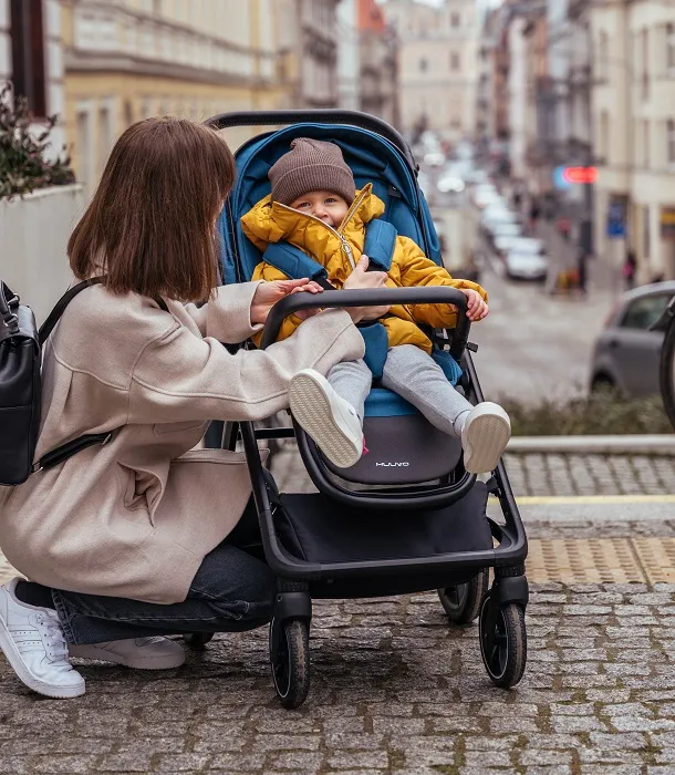 muuvo trick wózek spacerowy z gondolą dla niemowlaka