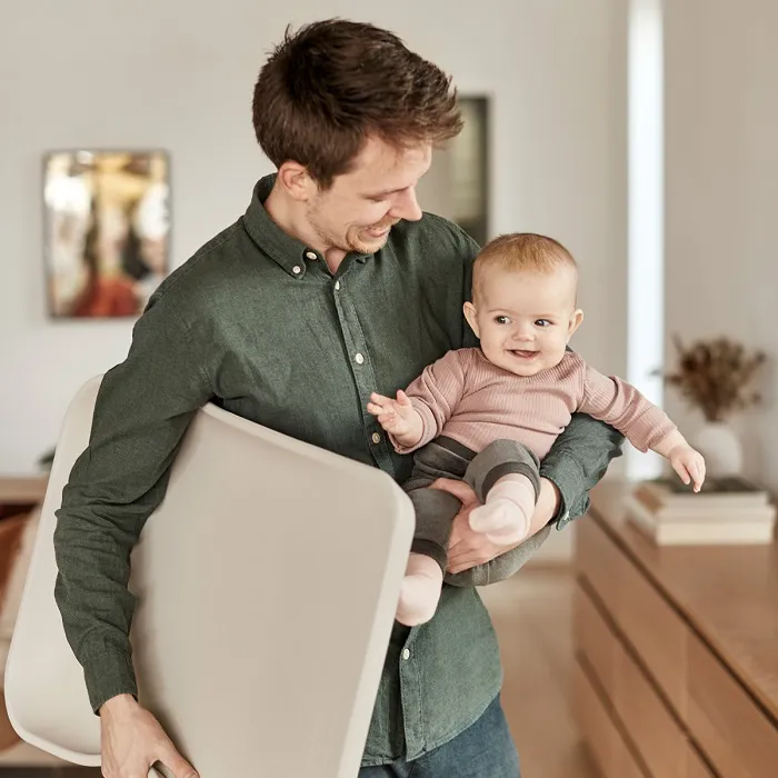 wodoodporny przewijak łatwy w czyszczeniu matty leander