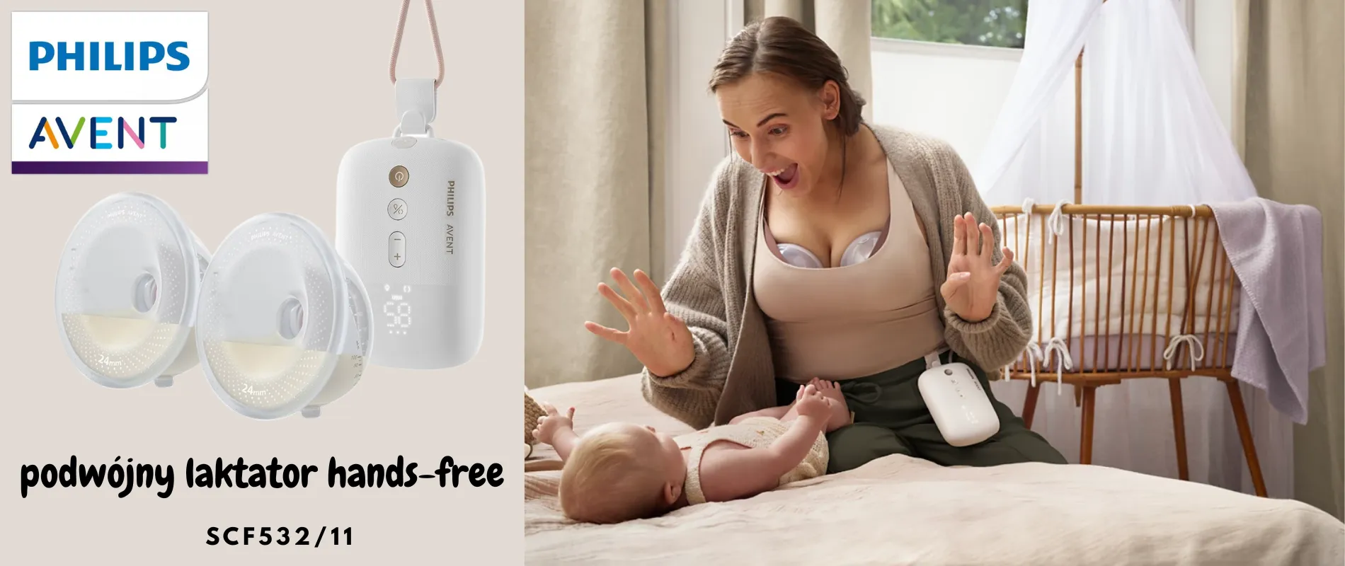 Laktator Avent hands-free