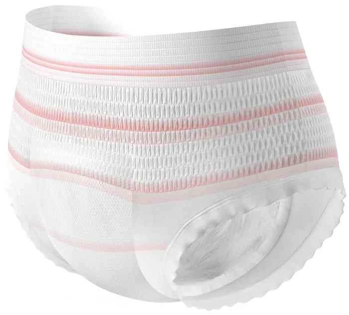 CANPOL BABIES - ultrachłonne jednorazowe majtki poporodowe 2w1 z podkładem 5 szt. | S/M