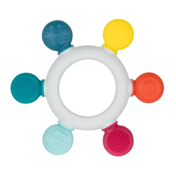 CANPOL BABIES - gryzak drewniano- silikonowy dla niemowląt | STER