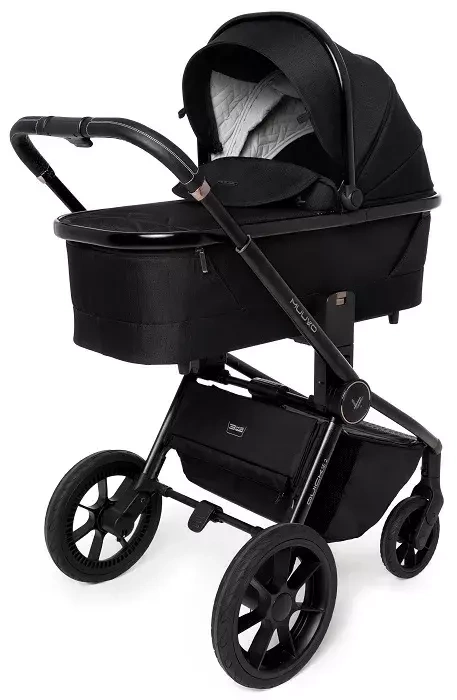 MUUVO Quick SE 2 - wózek wielofunkcyjny, zestaw 2w1 | Chromium Black (+ ADAPTERY)