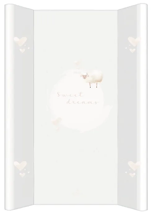 YOONCO - łóżeczko Iwi + komoda + przewijak miękki Owieczka | Białe