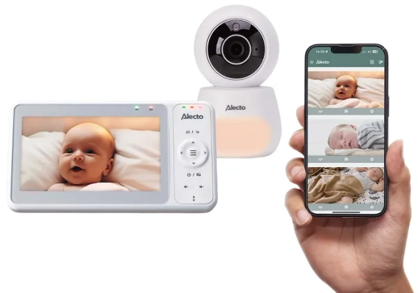 ALECTO DVM2060 - niania z kamerą Full HD, aplikacją i 5" ekranem