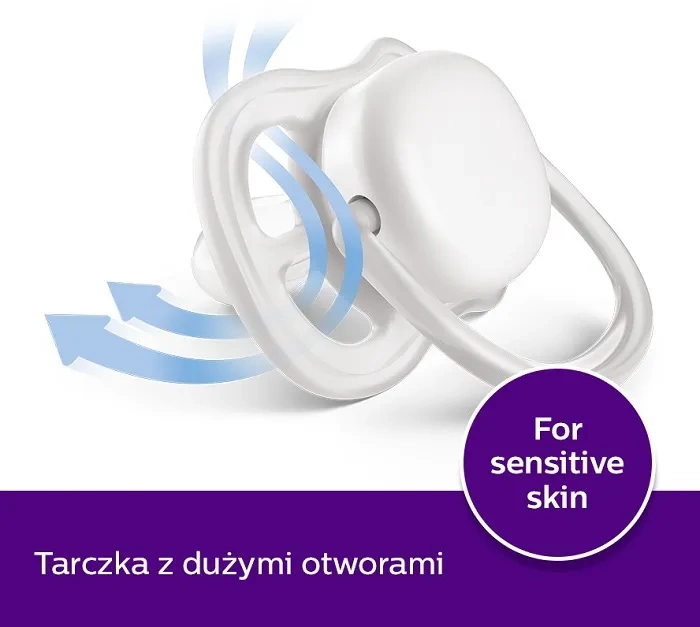 PHILIPS AVENT Ultra Air - smoczek ortodontyczny 2 szt. | 18 m+