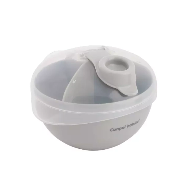 CANPOL BABIES - pojemnik na mleko w proszku szary