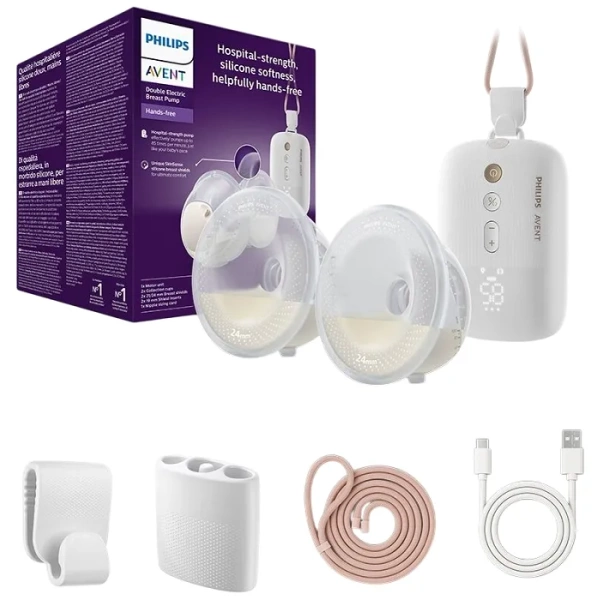 PHILIPS AVENT - laktator elektryczny samonośny | PODWÓJNY