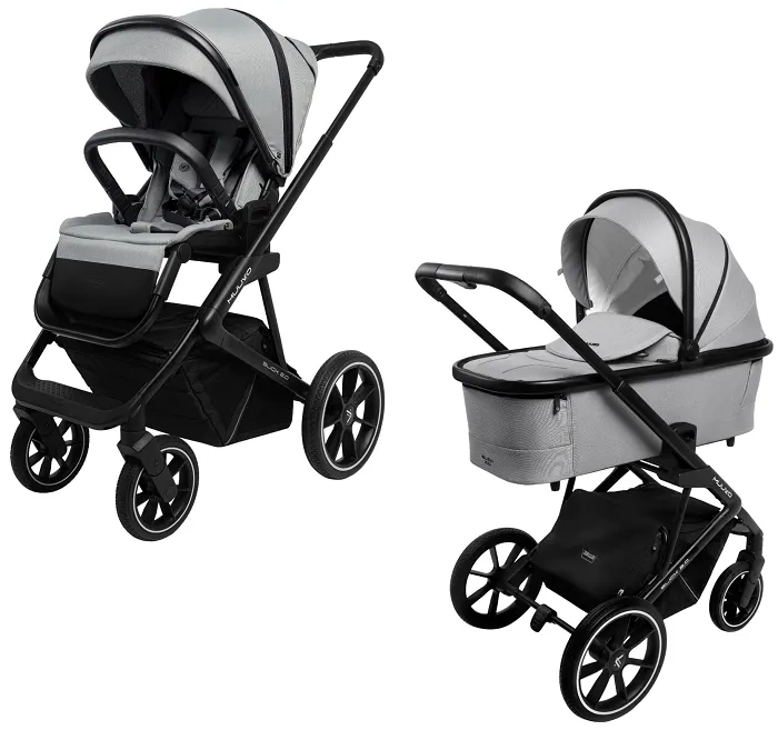 MUUVO Slick 2.0 - wózek wielofunkcyjny, zestaw 2w1 | Light Grey
