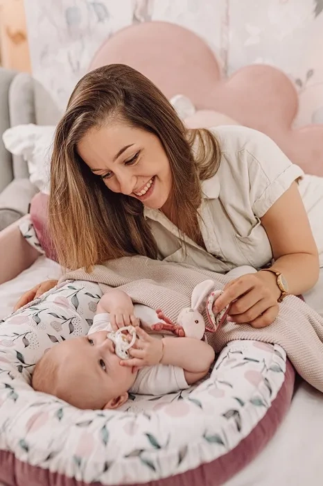 YOONCO Meadow - kocyk bambusowy 80x100 cm | Kremowy