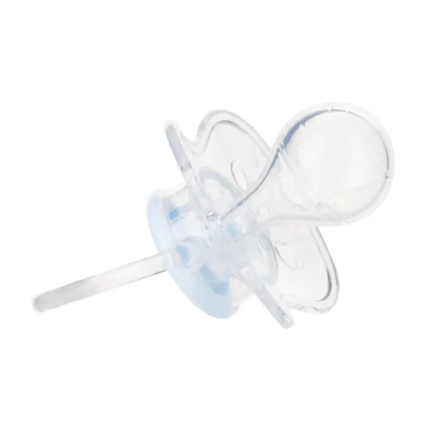 CANPOL BABIES - smoczek uspokajający silikon 6-18m okrągły NEWBORN BABY | niebieski