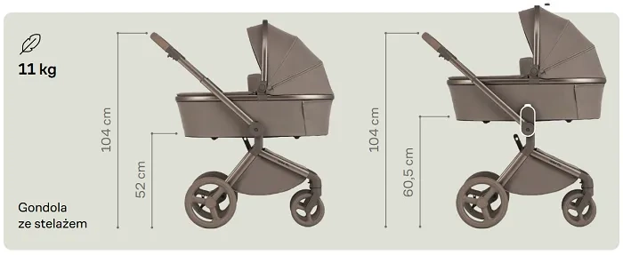 ANEX Flo - wózek wielofunkcyjny, zestaw 2w1 | Astra