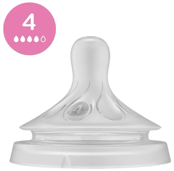 PHILIPS AVENT Natural Response - responsywny smoczek do butelki 3 szt. | 1 m+, 3 m+, 6 m+