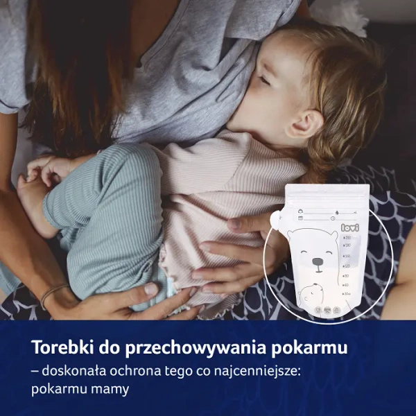 LOVI - torebki do przechowywania pokarmu | 25 szt