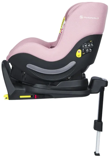 AVIONAUT Aerofix Airflow - fotelik samochodowy 0-18,5 kg + obrotowa baza IQ Orbit | Pink