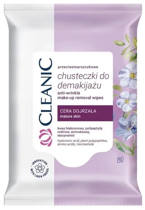 cleanic profesjonalne chusteczki do demakijażu