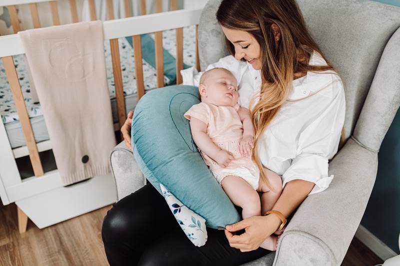 YOONCO - dwustronny kocyk kołderka 80x100 cm | Berry