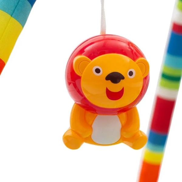 BABY MIX - grająca mata edukacyjna z pałąkiem i pianinkiem | Safari