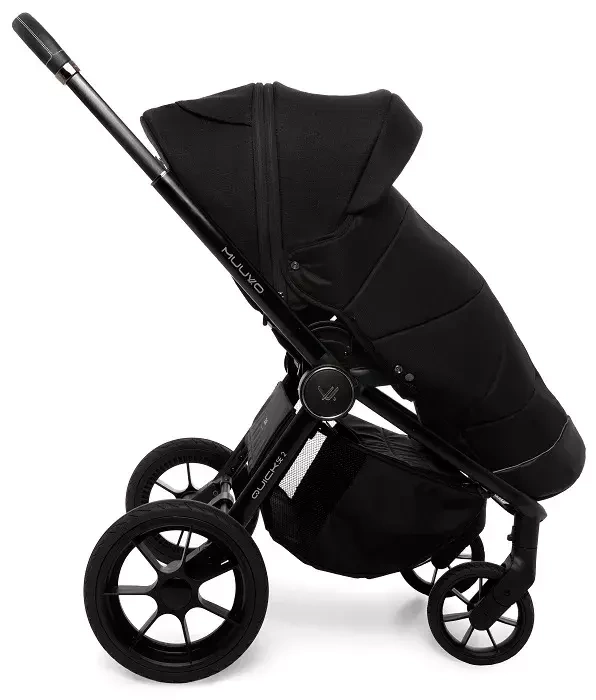 MUUVO Quick SE 2 - wózek wielofunkcyjny, zestaw 2w1 | Chromium Black