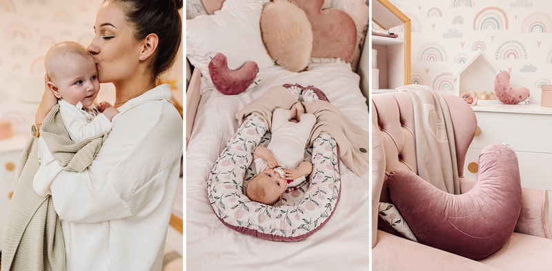 YOONCO Ptaszek - kocyk bambusowy 80x100 cm | Miętowy