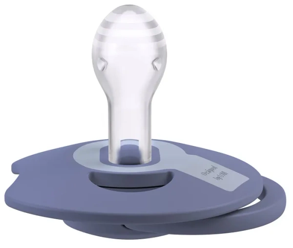 LOVI Prime - 2 x smoczek silikonowy dynamiczny 6-18 m | Baby Blue/Blue