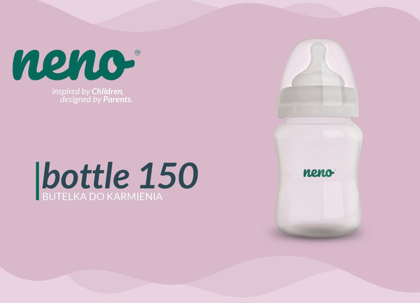 NENO Bottle 150 - butelka do karmienia ze smoczkiem | 150 ml