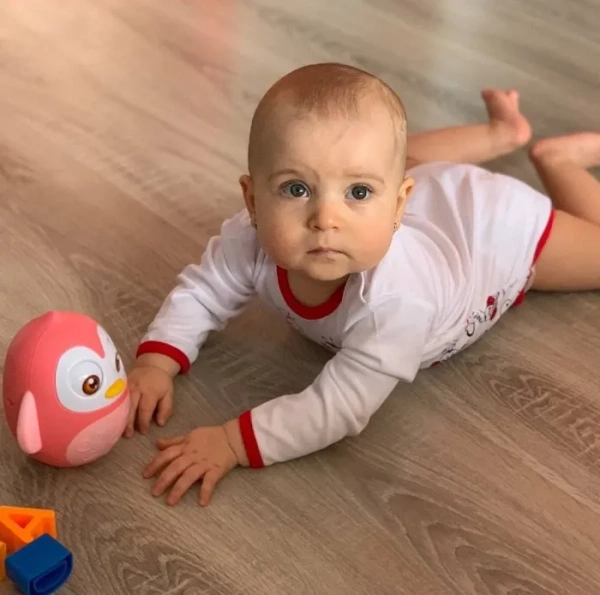 BABY MIX - zabawka wańka wstańka Pingwin | Niebieska