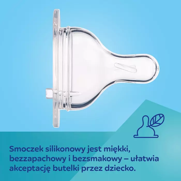 CANPOL BABIES - butelka szeroka antykolkowa ze świecącymi uchwytami PP EasyStart 300ml | Sleepy Koala różowa