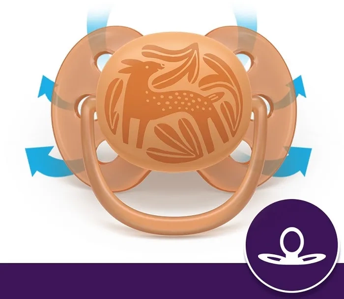 PHILIPS AVENT Ultra Soft - smoczek ortodontyczny 2 szt. | 18 m+