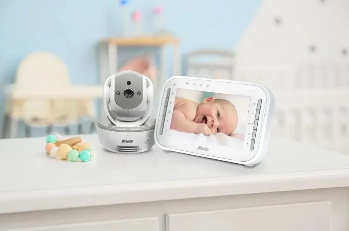 ALECTO DVM200MGS - niania elektroniczna z ruchomą kamerą i wyświetlaczem + projektor nocnego nieba GRATIS!