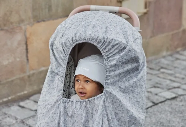 ELODIE DETAILS - osłona przeciwdeszczowa do wózka 2w1 | Faded Rose