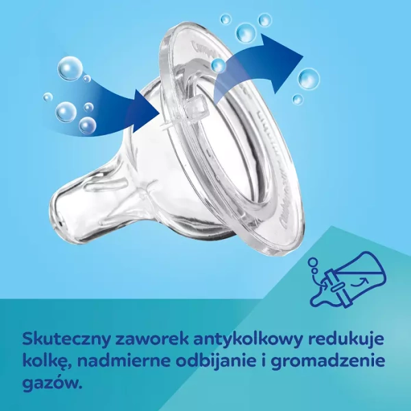 CANPOL BABIES - butelka szeroka antykolkowa ze świecącymi uchwytami PP EasyStart 120ml | Sleepy Koala niebieska