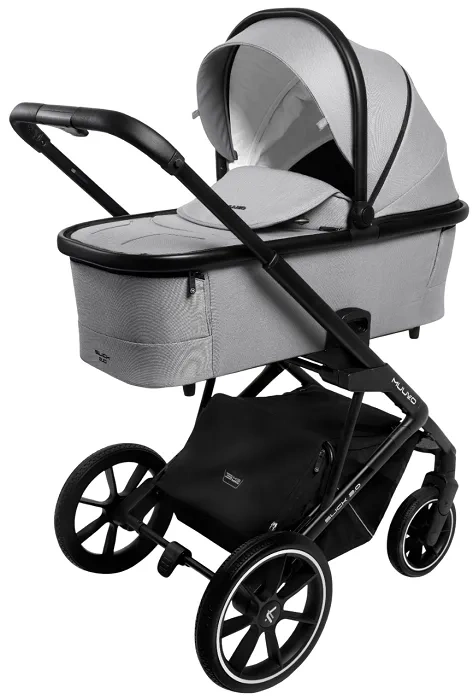 MUUVO Slick 2.0 - wózek wielofunkcyjny, zestaw 2w1 | Light Grey (+ ADAPTERY)