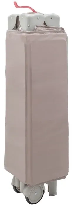 BABY MIX Simple - łóżeczko turystyczne 1-poziomowe | Beżowe