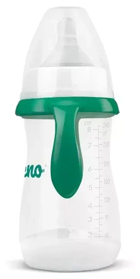 NENO Bottle 240 - butelka do karmienia i nauki picia ze smoczkiem | 240 ml